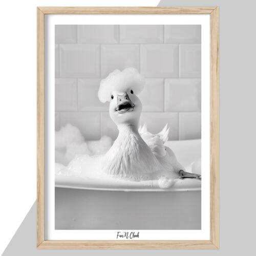 Fun'N Cheek Duck taking a bath #1 | Plakat - Image 2