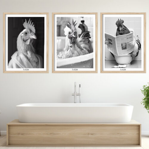 Fun'N Cheek Chicken | Plakat-sæt - Image 2