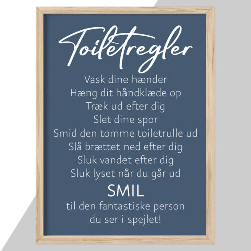 Toiletregler #1... full color  | Plakat - Image 2