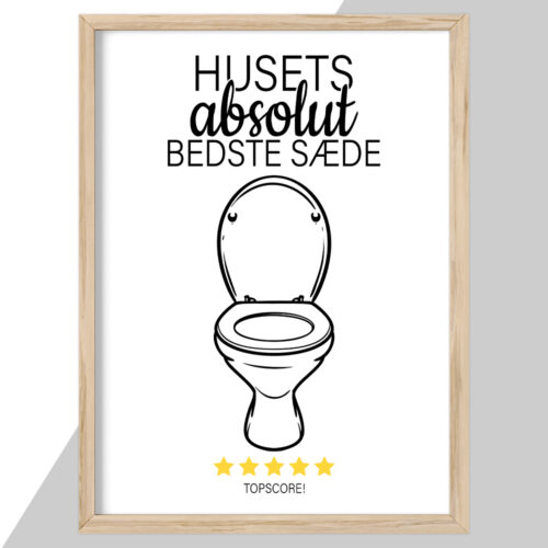Husets absolut bedste sæde | Plakat - Image 2