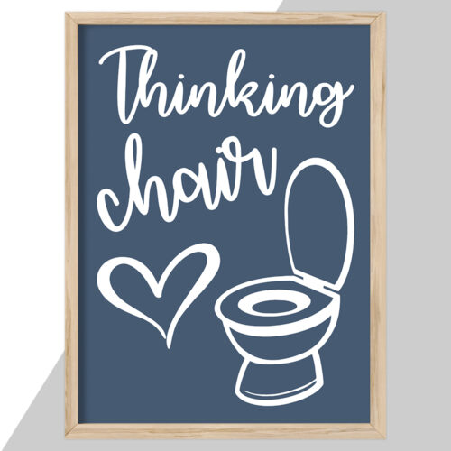 Thinking chair... full color  | Plakat - Image 2