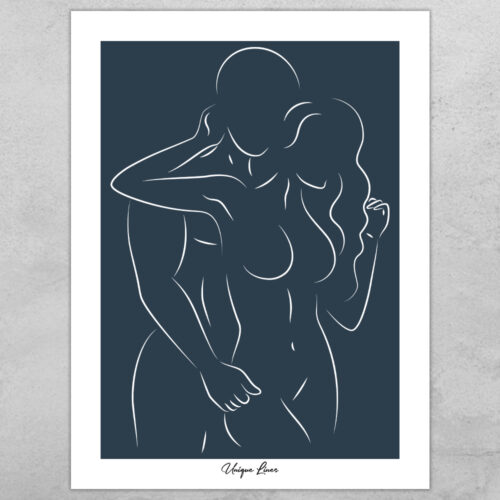 Unique Lines - Lovers #4... Passepartout | Plakat