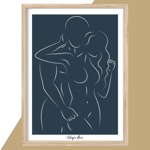 Unique Lines - Lovers #4... Passepartout | Plakat - Image 2