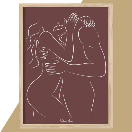 Unique Lines - Lovers #1... Full color | Plakat - Image 2