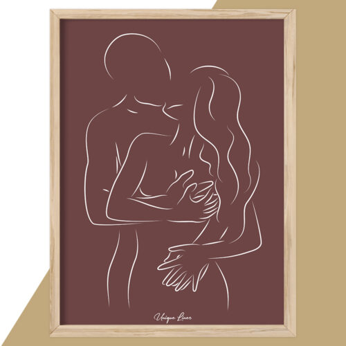 Unique Lines - Lovers #3... Full color | Plakat - Image 2