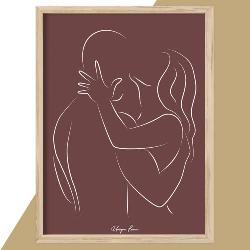 Unique Lines - Lovers #5... Full color | Plakat - Image 2