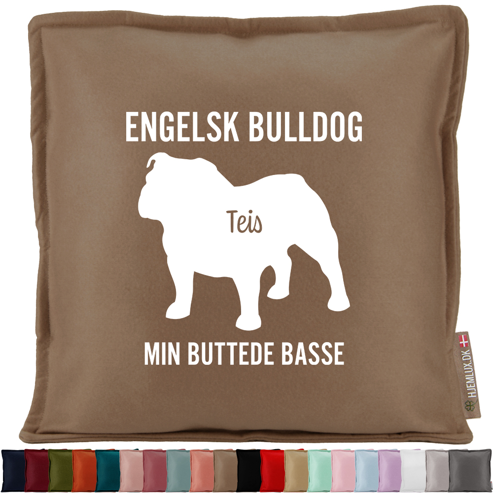 MyPets Engelsk Bulldog | Pyntepude i filt