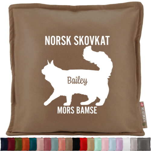 MyPets Norsk Skovkat | Pyntepude i filt