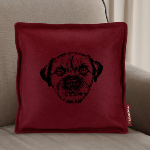 Alternative view of DogFace Border Terrier | Pyntepude i filt