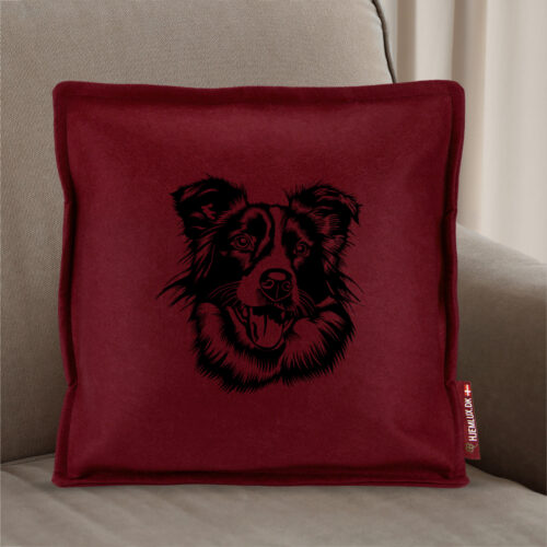 Alternative view of DogFace Border Collie | Pyntepude i filt