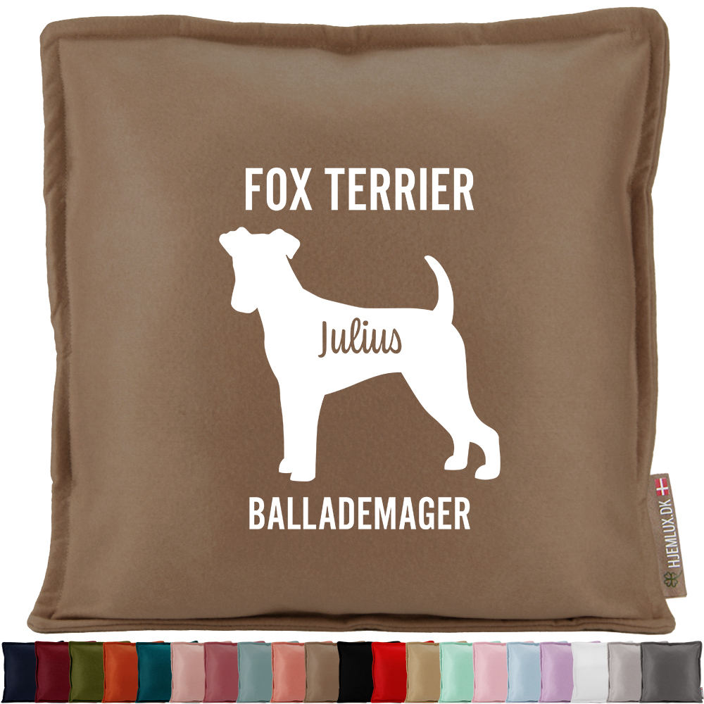 MyPets Fox Terrier (glathåret) | Pyntepude i filt