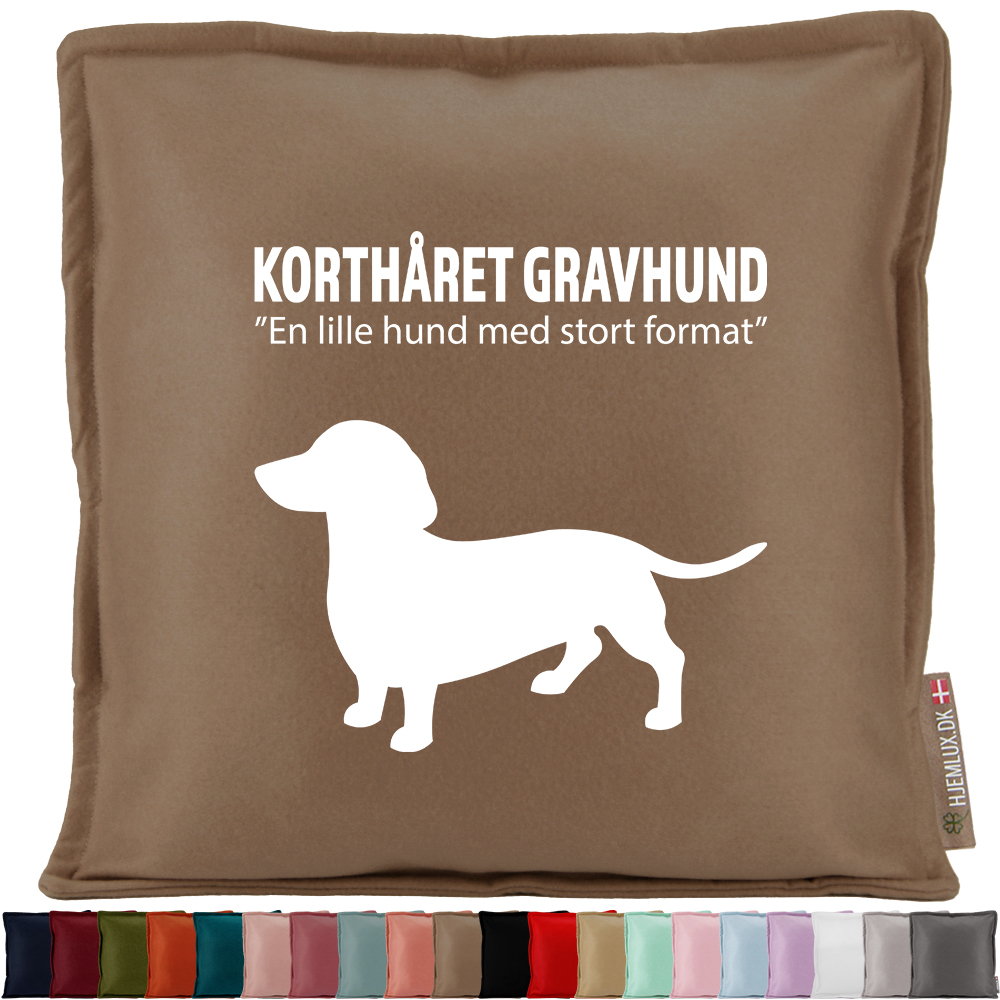 Simply Pets Korthåret Gravhund | Pyntepude i filt