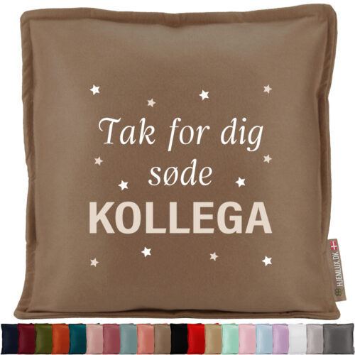 Tak for dig søde kollega | Pyntepude i filt