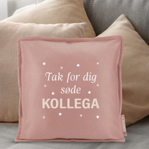Alternative view of Tak for dig søde kollega | Pyntepude i filt