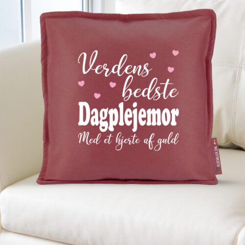 Verdens bedste dagplejemor #2 | Pyntepude i filt - Image 2