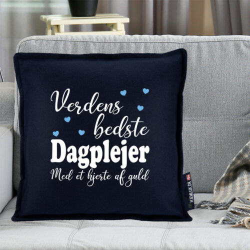 Verdens bedste dagplejer #2 | Pyntepude i filt - Image 2