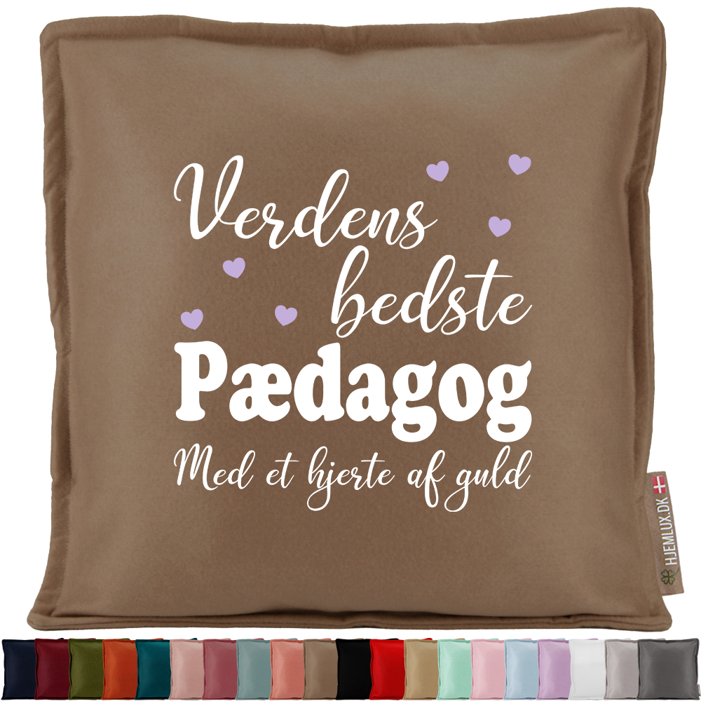Verdens bedste pædagog #2 | Pyntepude i filt