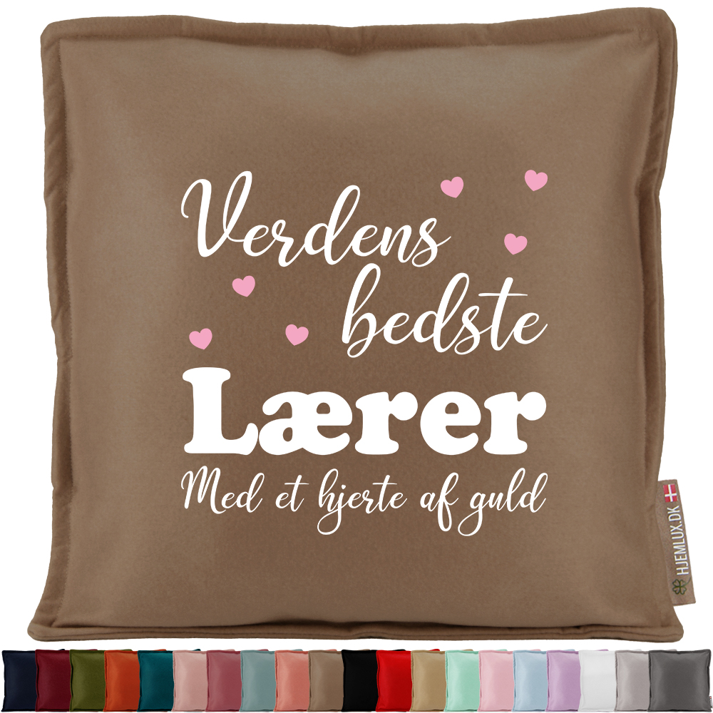 Verdens bedste lærer #2 | Pyntepude i filt