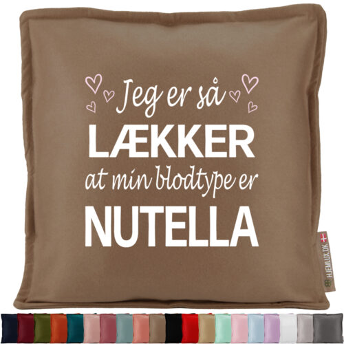 Jeg er så lækker… | Pyntepude i filt