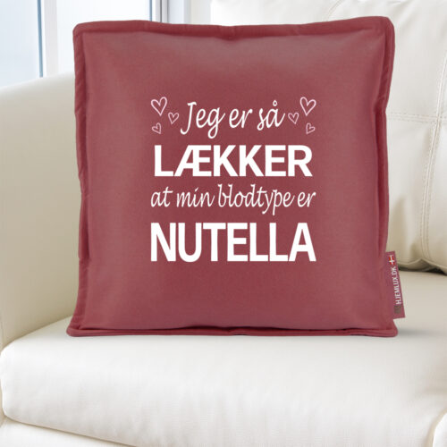 Alternative view of Jeg er så lækker… | Pyntepude i filt