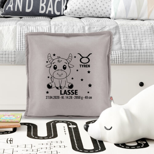 Alternative view of Stjernetegn "A little star" - Tyren | Pyntepude i filt