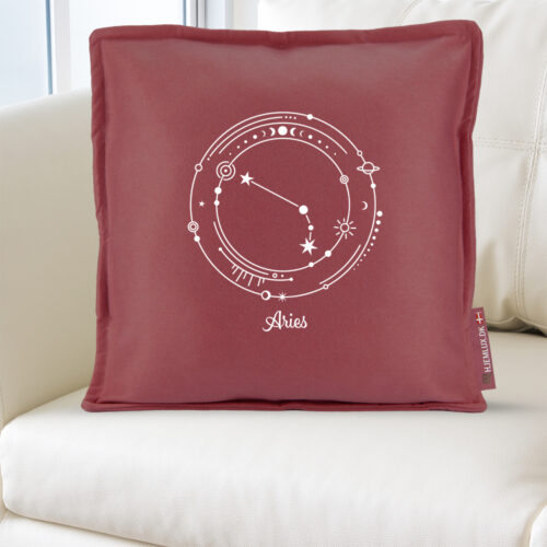Alternative view of Stjernetegn "My Zodiac" - Aries (vædderen) | Pyntepude i filt
