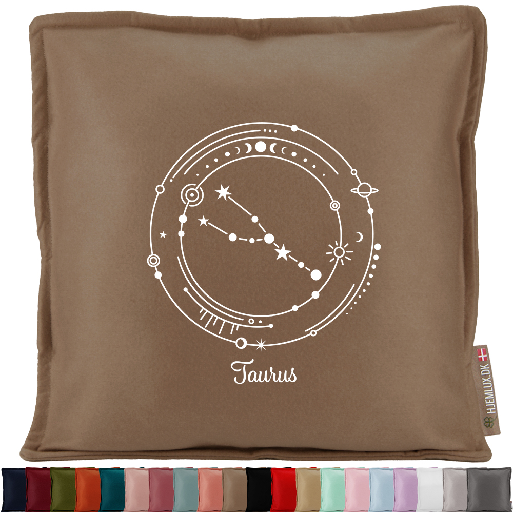 Stjernetegn “My Zodiac” – Taurus (tyren) | Pyntepude i filt