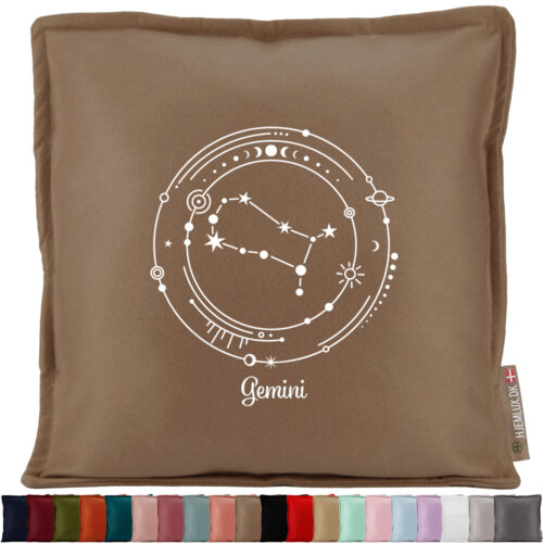 Stjernetegn "My Zodiac" - Gemini (tvillingen) | Pyntepude i filt