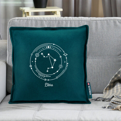 Alternative view of Stjernetegn "My Zodiac" - Libra (vægten) | Pyntepude i filt
