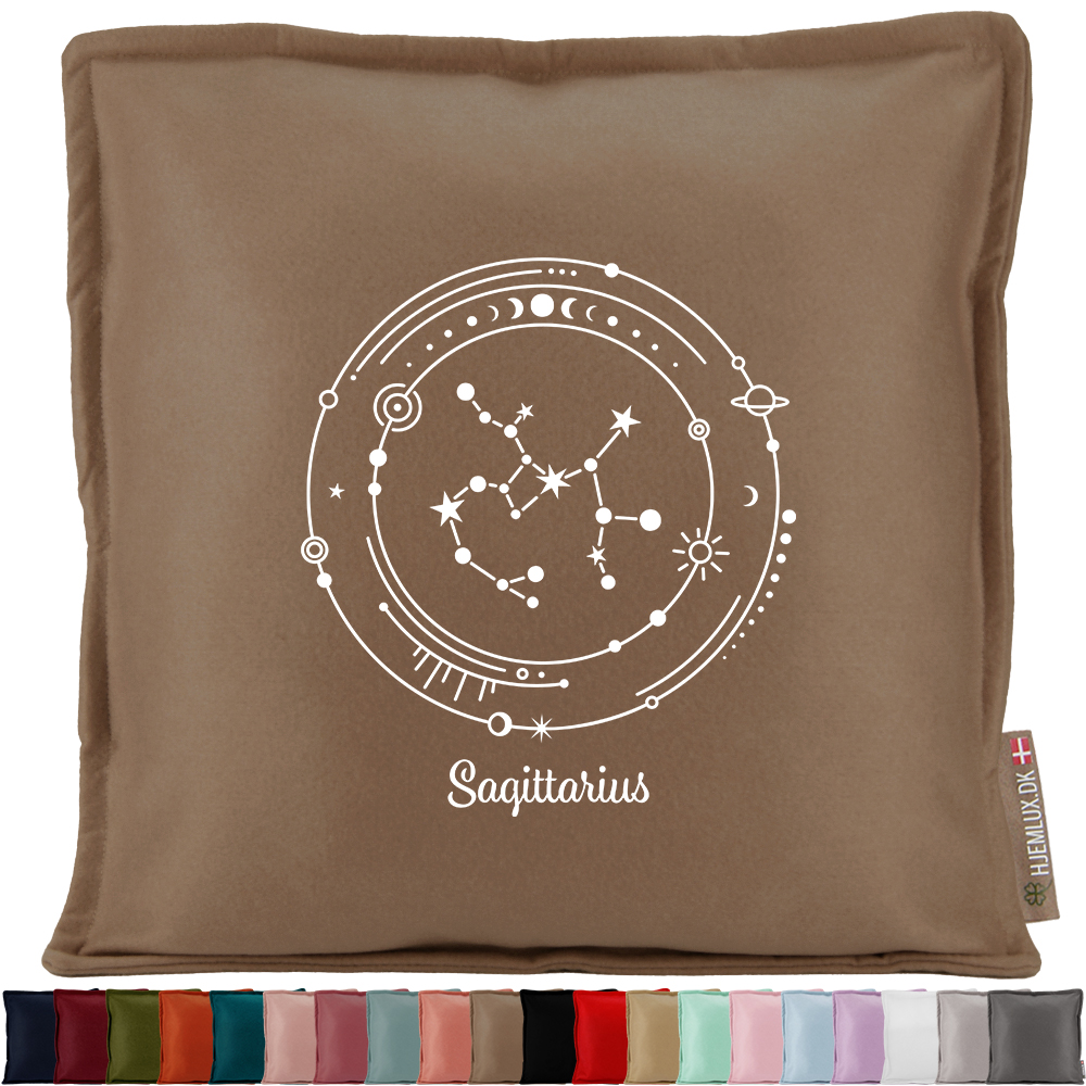 Stjernetegn "My Zodiac" - Sagittarius (skytten) | Pyntepude i filt