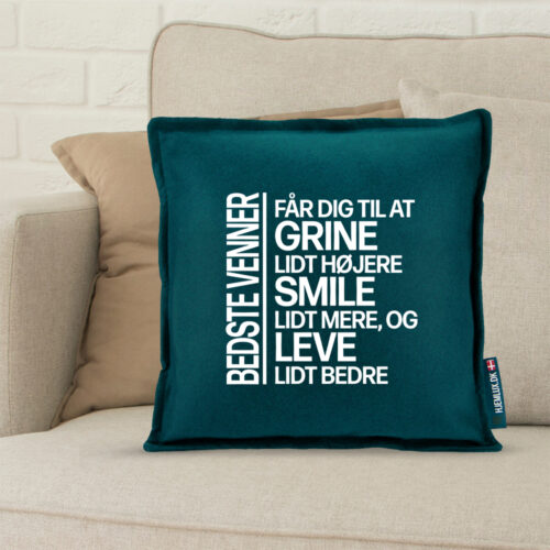 Alternative view of Bedste venner… | Pyntepude i filt