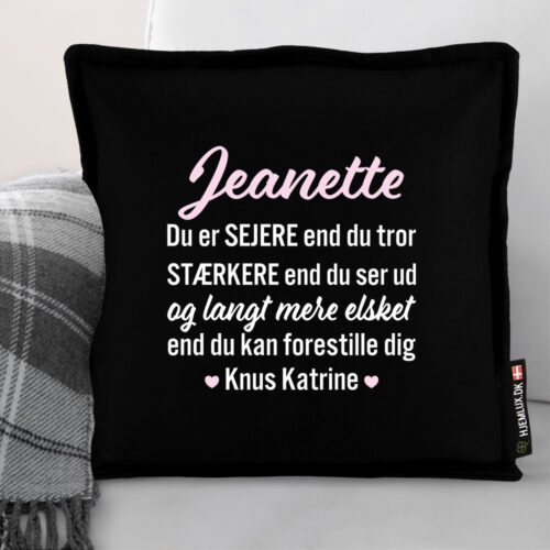 Alternative view of Du er sejere end du tror... | Pyntepude i filt