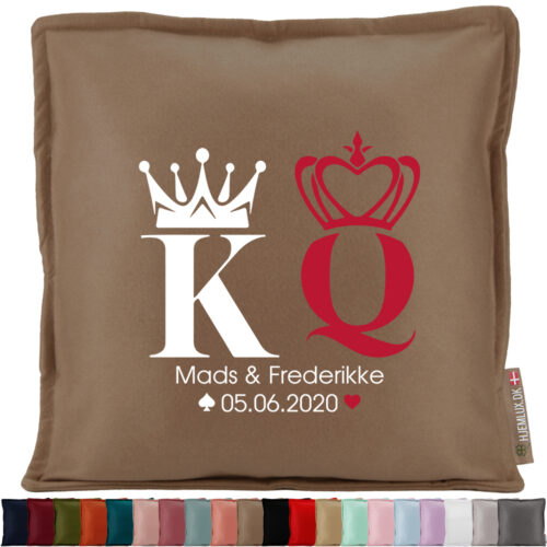 King & Queen | Pyntepude i filt