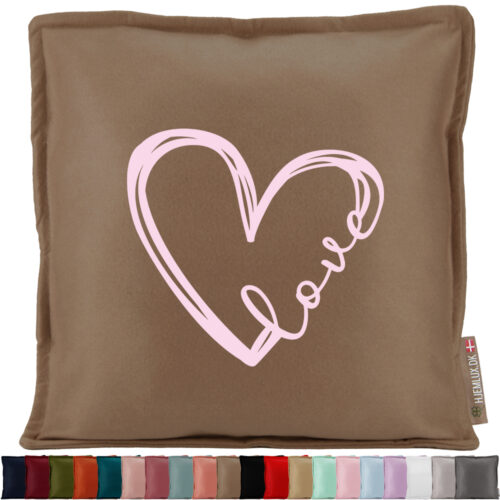 Love heart | Pyntepude i filt