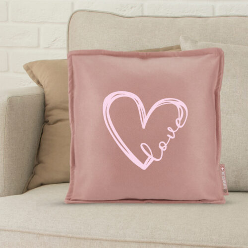 Alternative view of Love heart | Pyntepude i filt