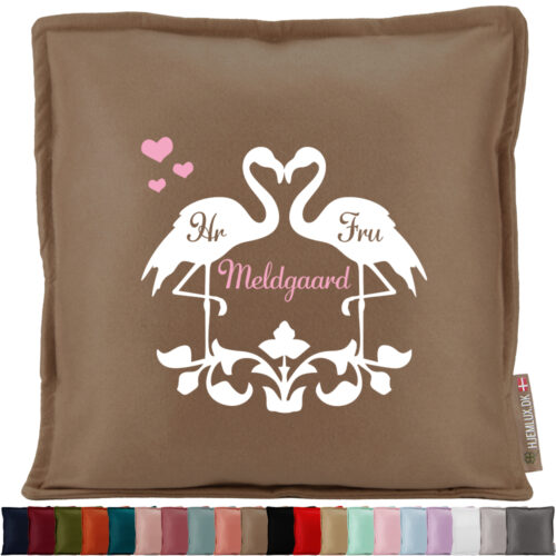 Flamingo love | Pyntepude i filt