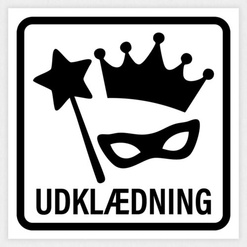 Piktogram - udklædning #2 | wallsticker