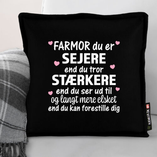 Alternative view of Farmor du er sejere end du tror... #1 | Pyntepude i filt