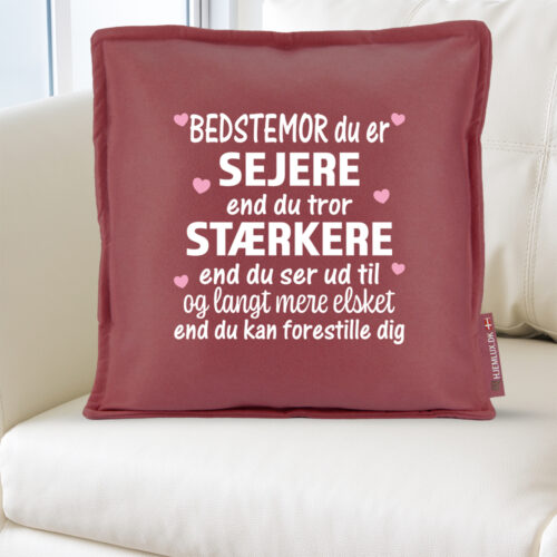 Alternative view of Bedstemor du er sejere end du tror... #1 | Pyntepude i filt