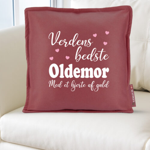 Alternative view of Verdens bedste oldemor #1 | Pyntepude i filt