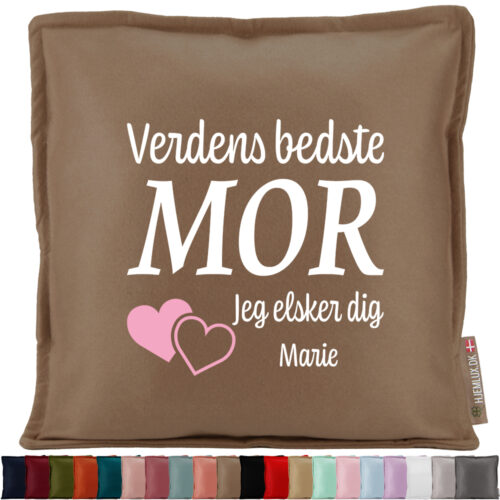 Verdens bedste mor #3 | Pyntepude i filt