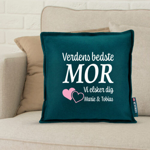 Alternative view of Verdens bedste mor #3 | Pyntepude i filt