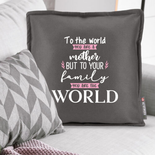 Alternative view of To the world you are a mother… | Pyntepude i filt