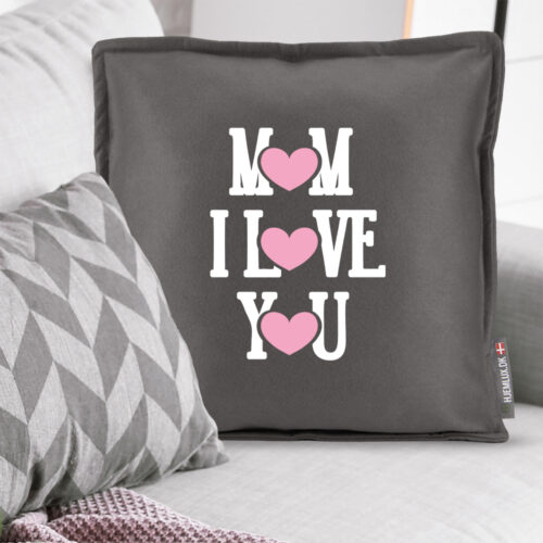 Alternative view of Mom I love you | Pyntepude i filt