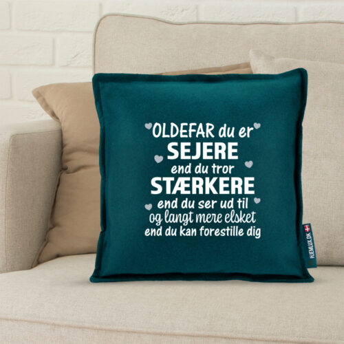 Alternative view of Oldefar du er sejere end du tror... #1 | Pyntepude i filt