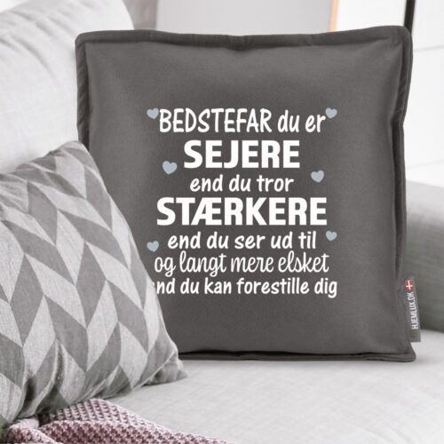 Alternative view of Bedstefar du er sejere end du tror... #1 | Pyntepude i filt