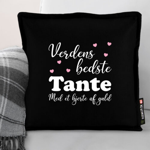 Alternative view of Verdens bedste tante #1 | Pyntepude i filt
