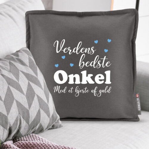 Alternative view of Verdens bedste onkel #1 | Pyntepude i filt