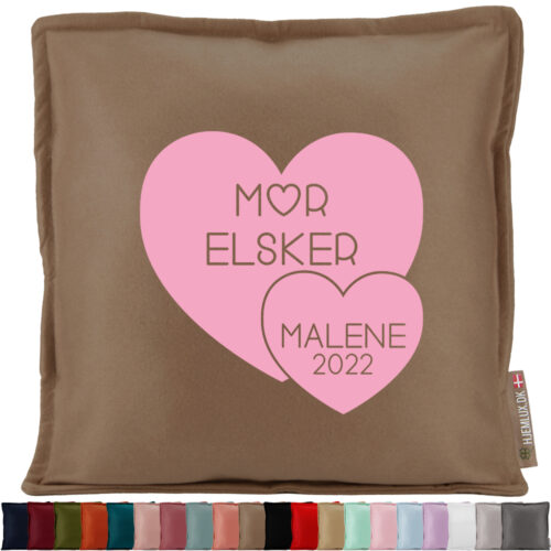 Mor elsker | Pyntepude i filt