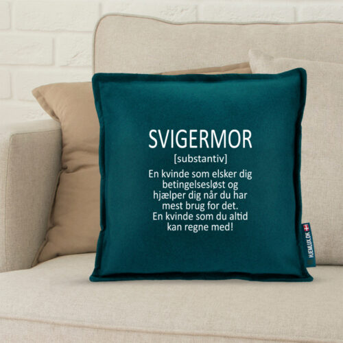 Alternative view of Svigermor [substantiv] | Pyntepude i filt